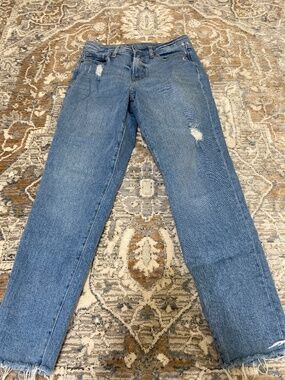 Old navy OG straight leg blue womens jeans size 6
